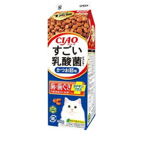 CIAO すごい乳酸菌 クランキー牛乳パック かつお節味 400g ◆賞味期限 2026年10月