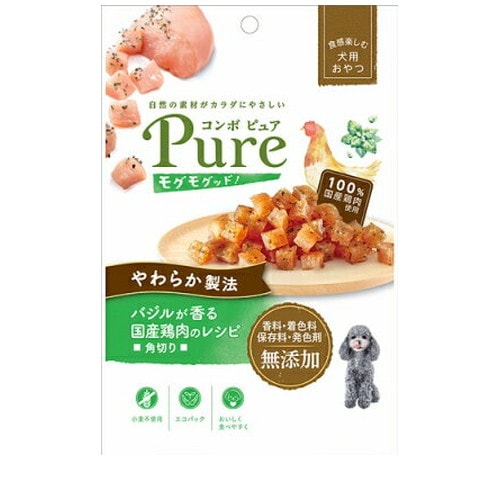 コンボ ピュア ドッグ モグモグッド！ バジルが香る国産鶏肉のレシピ 角切り 50g ◆賞味期限 2026年10月