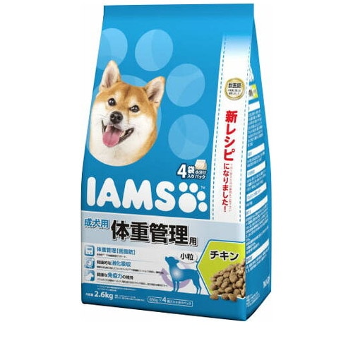 アイムス 成犬用 体重管理用 チキン 小粒 ID224(2.6kg) ◆賞味期限 2026年11月