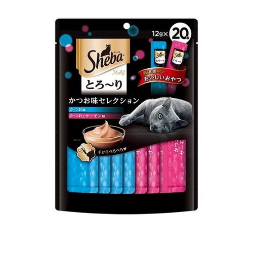 シーバ とろ～り メルティ かつお味セレクション 240g(12gx20本入) ◆賞味期限 2026年11月