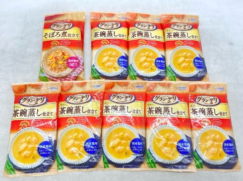 【訳あり】9個セット！グラン・デリ そぼろ煮・味わい茶碗蒸し仕立て 120g 成犬 ◆賞味期限 2027年4月