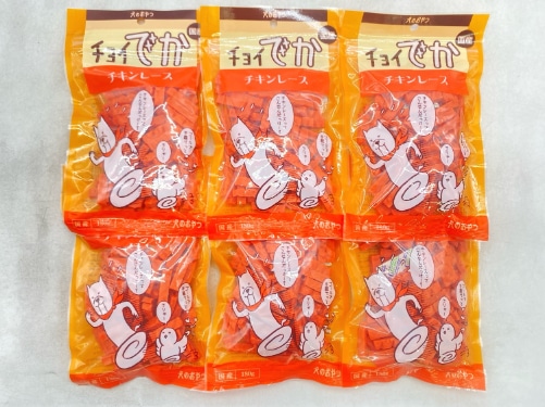 【訳あり】6個セット！わんわん チョイでか チキンレース 180g 成犬 ◆賞味期限 2026年8月