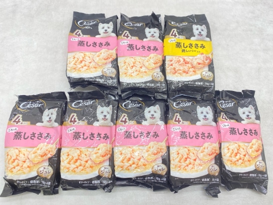 【訳あり】8個セット！シーザー ごろっと蒸しささみ 低脂肪 280g 成犬 ◆賞味期限 2026年8月