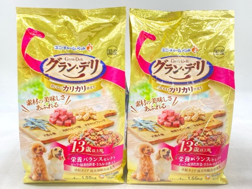 【訳あり】2個セット！シニア グラン・デリ カリカリ仕立て 栄養バランスセレクト 1.55kg ◆賞味期限 2027年1月