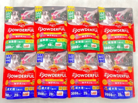 【訳あり】8個セット！ビューティープロ パウダフル チキン味 100g 成犬 ◆賞味期限 2027年2月