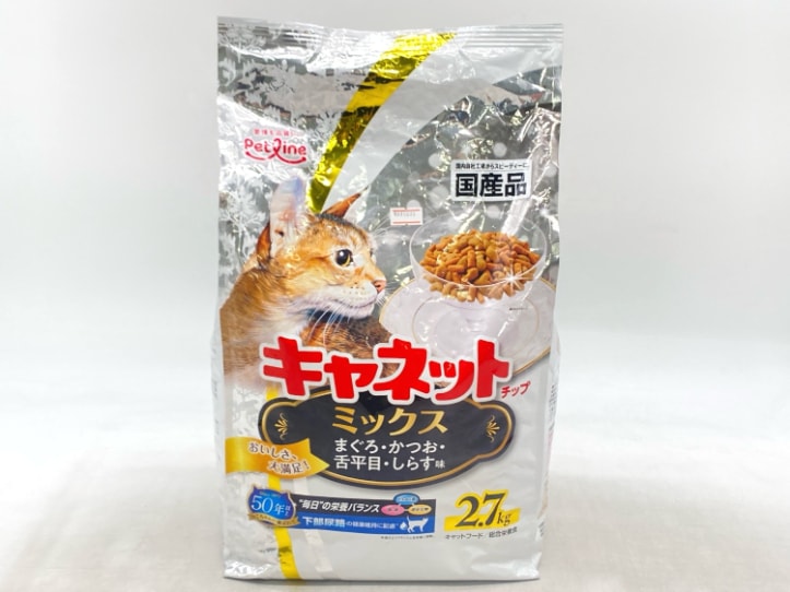 【訳あり】ペットライン キャネットチップ ミックス 2.7kg 成猫 ◆賞味期限 2026年11月