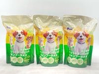 【訳あり】3個セット！P.one 2in1 トリートメントできるシャンプータオル 詰め替え用 100枚入 成犬 成猫