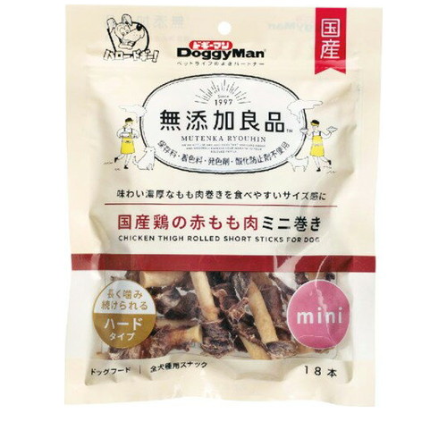 無添加良品 国産鶏の赤もも肉ミニ巻き 18本 ◆賞味期限 2026年10月
