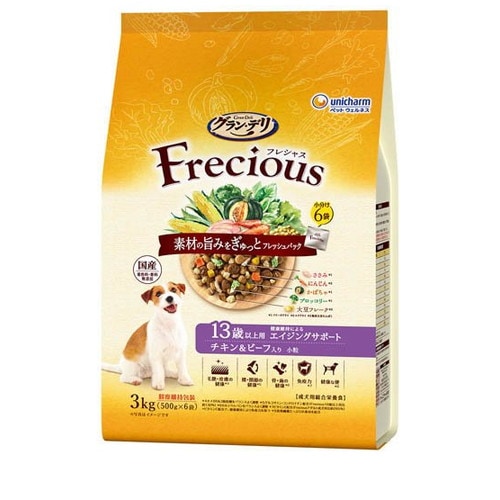 グラン・デリ Frecious 13歳以上用 チキン&ビーフ入り 3kg ◆賞味期限 2027年1月