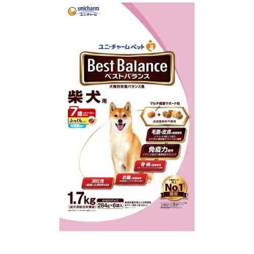 ベストバランス ふっくら仕立て 柴犬用 7歳が近づく頃から始める低脂肪 1.7kg ◆賞味期限 2026年11月
