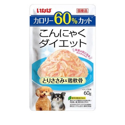 こんにゃくダイエット とりささみ&鶏軟骨 60g ◆賞味期限 2027年4月