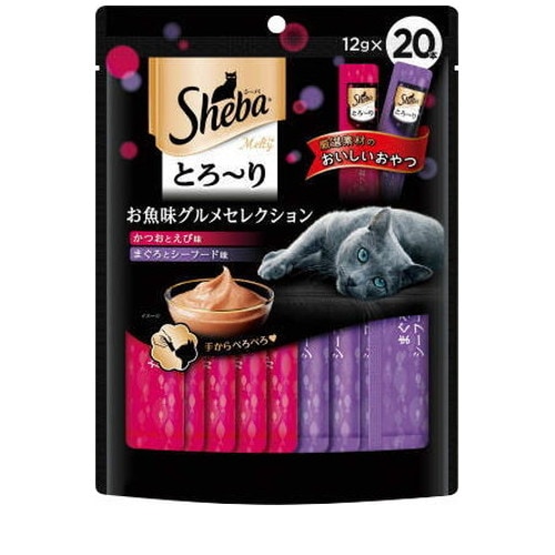 シーバ とろ～り メルティ お魚味グルメセレクション 12g×20本 ◆賞味期限 2027年1月