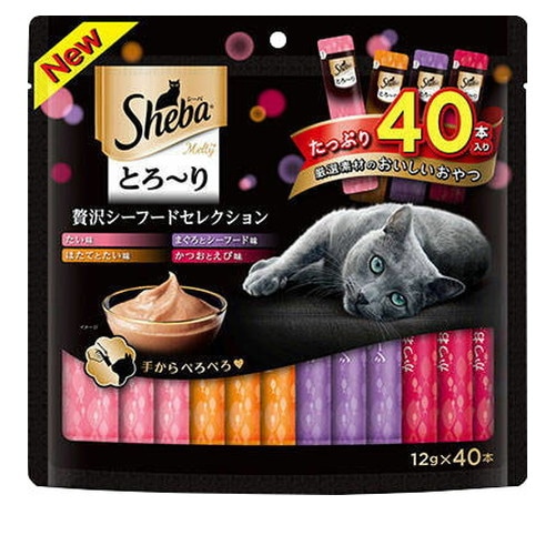シーバ とろ～り メルティ 贅沢シーフードセレクション 12g×40P(SMT53) ◆賞味期限 2027年6月