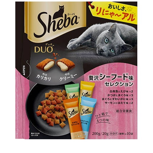 シーバ デュオ 贅沢シーフード味セレクション 200g(20g×10袋)SD23 ◆賞味期限 2027年3月