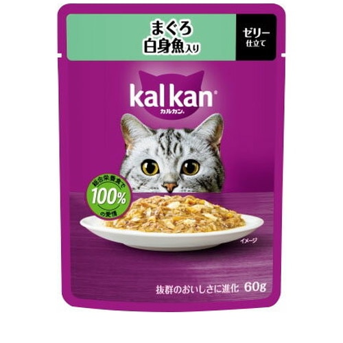 カルカン パウチ まぐろ 白身魚入り KP133 (60g) ◆賞味期限 2028年2月