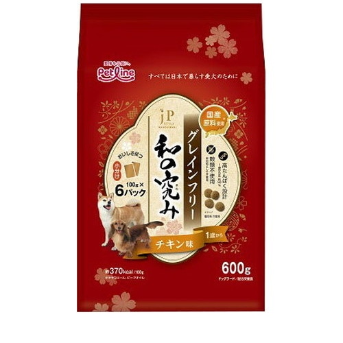 JPスタイル和の究み 小粒 グレインフリー チキン味 1歳から 600g ◆賞味期限 2027年7月