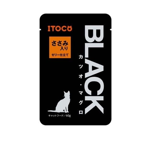 ブラック カツオ・マグロ ささみ入り ゼリー仕立て(60g) ◆賞味期限 2027年11月