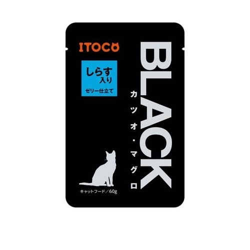 ブラック カツオ・マグロ しらす入り ゼリー仕立て(60g) ◆賞味期限 2027年10月