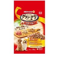 グラン・デリ ふっくら仕立て 13歳以上用 鶏ささみ・ビーフ・緑黄色野菜・小魚・チーズ・角切りビーフ粒入り 1.6kg ◆賞味期限 2027年2月