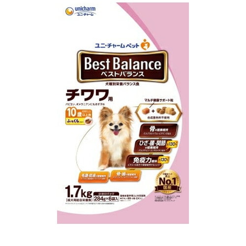 ベストバランス ふっくら仕立て チワワ用 10歳以上用 1.7kg ◆賞味期限 2027年4月