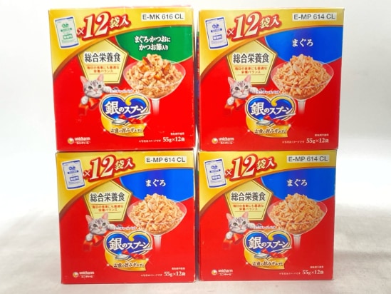 【訳あり】4個セット！銀のスプーン 総合栄養食 660g 成猫 ◆賞味期限 2026年10月