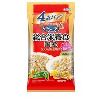 グラン・デリ 総合栄養食 国産 パウチ ほぐし 高齢犬用 緑黄色野菜入*チーズ入(65g*4袋パック) ◆賞味期限 2027年11月
