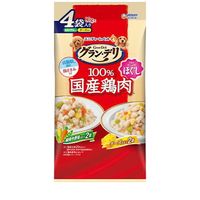 グラン・デリ 国産鶏ささみ パウチ ほぐし 成犬用 バラエティ 緑黄色野菜・チーズ入り各2個ずつ 4個パック ◆賞味期限 2027年9月