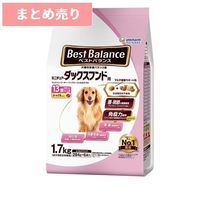 ★4個まとめ売り★ベストバランス ふっくら仕立て ミニチュア・ダックスフンド用 13歳以上用 1.7kg ◆賞味期限 2027年4月
