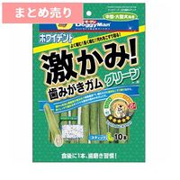 ★6個まとめ売り★ドギーマン ホワイデント 激かみ！歯みがきガム グリーン スティックL 10本 ◆賞味期限 2027年5月