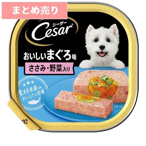 ★6個まとめ売り★シーザー おいしいまぐろ味 ささみ・野菜入り 100g ◆賞味期限 2028年2月