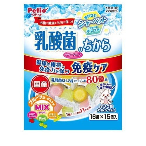 乳酸菌のちから ゼリータイプ ミックス 犬用(16g×15個入) ◆賞味期限 2027年10月