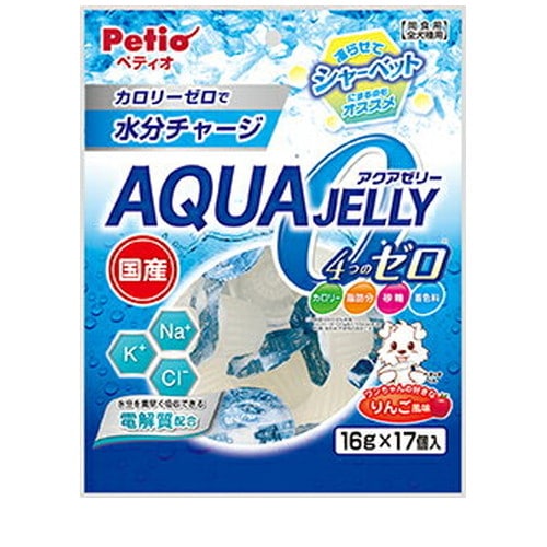 アクアゼリー 4つのゼロ りんご風味 16g×17個入 ◆賞味期限 2027年1月