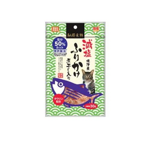 ペットライブラリー 納得素材 減塩 焼津産 ふりかけ 煮干し入り 30g ◆賞味期限 2026年12月