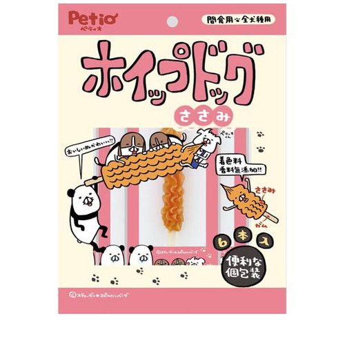 ペティオ ホイップドッグ ささみ 6本入 ◆賞味期限 2027年8月