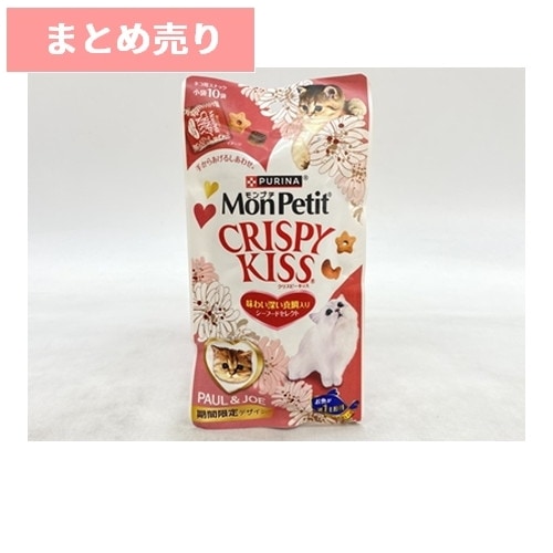 ★30個まとめ売り★モンプチ クリスピーキッス 味わい深い真鯛入りシーフードセレクト 30g ◆賞味期限 2027年3月