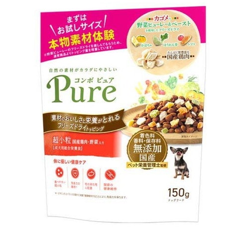 コンボ ピュア ドッグ 超小粒(150g) ◆賞味期限 2027年1月
