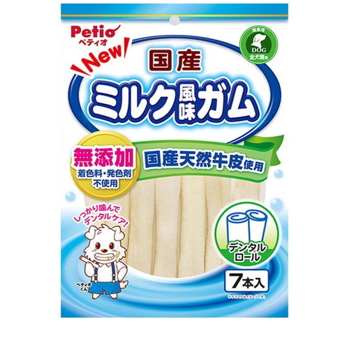 ペティオ NEW 国産ミルク風味ガム ロール 7本入 ◆賞味期限 2027年2月
