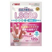 ゴン太の歯磨き専用ガム L8020乳酸菌入り 低脂肪 SSサイズ いちごミルク味(120g) ◆賞味期限 2027年2月