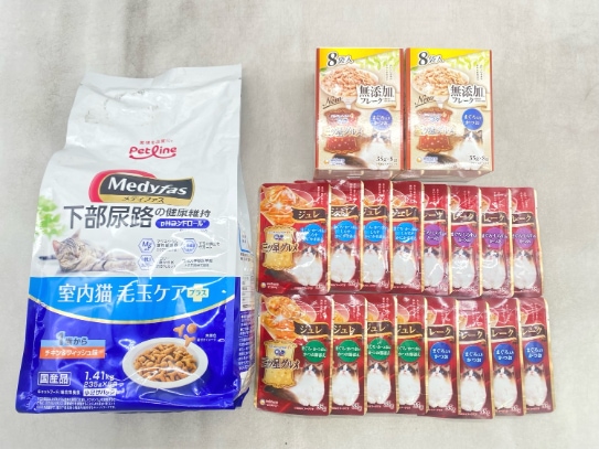 【訳あり】19個セット！ペットライン メディファス 銀のスプーン 三ツ星グルメ 成猫 ◆賞味期限 2027年3月