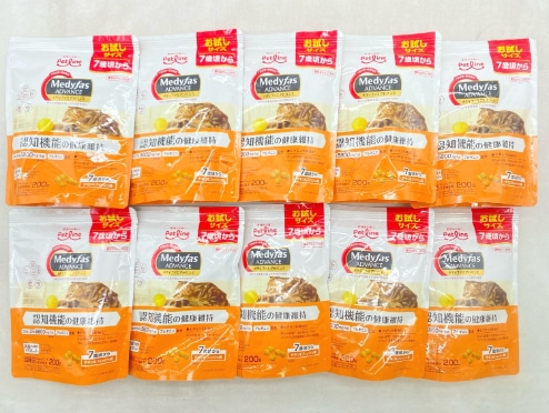【訳あり】10個セット！シニア ペットライン メディファスアドバンス 200g ◆賞味期限 2027年1月