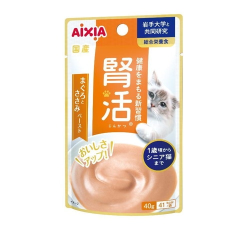 腎活 まぐろとささみペースト 40g ◆賞味期限 2028年3月