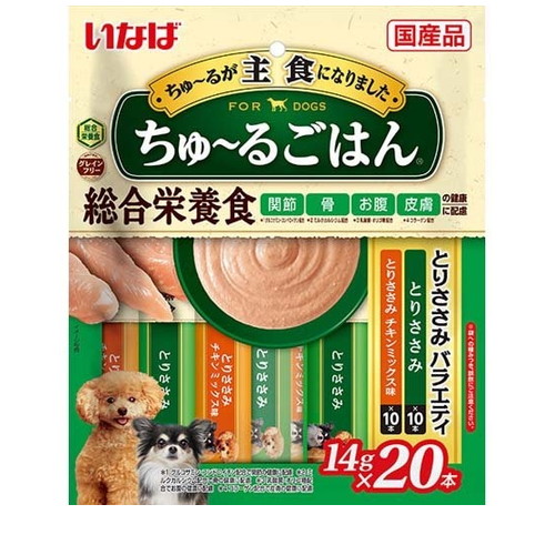 ちゅ～るごはん 総合栄養食 とりささみバラエティ 280g(14gx20本入) ◆賞味期限 2027年8月