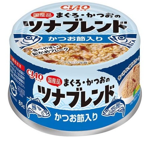いなば CIAO まぐろ・かつおのツナブレンド かつお節入り(85g) ◆賞味期限 2028年9月