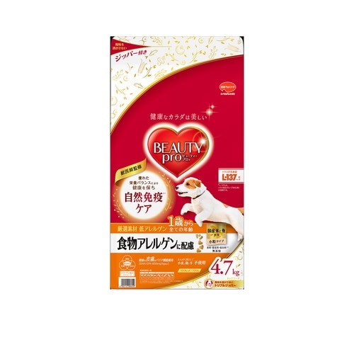 ビューティープロ ドッグ 食物アレルゲンに配慮 1歳から 4.7kg ◆賞味期限 2027年1月