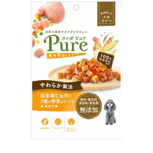 コンボ ピュア モグモグッド！国産鶏むね肉と3種類の野菜のレシピ 角切り 50g ◆賞味期限 2027年2月