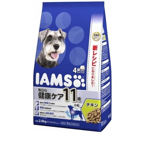アイムス 11歳以上用 毎日の健康ケア チキン 小粒 ID241(2.6kg) ◆賞味期限 2027年2月
