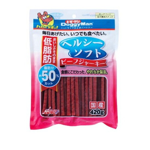 ドギーマン ヘルシーソフト ビーフジャーキー 420g ◆賞味期限 2027年2月