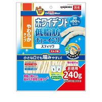 ホワイデント 低脂肪 チューイングスティック やわらかタイプ 超小型犬用 ミルク味(240g) ◆賞味期限 2027年2月