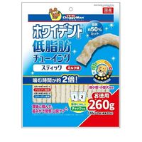 ドギーマン ホワイデント チューイングスティック 低脂肪 ミルク味(260g) ◆賞味期限 2027年1月