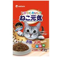 ねこ元気 お魚とお肉ミックス 2kg ◆賞味期限 2027年10月